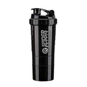 500ML Three-Layer Portable Protein Shake Cup | Protein Powder Container with Mixing Ball | Travel-Friendly Shaker