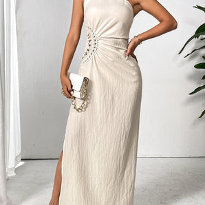 One Shoulder Maxi Dress