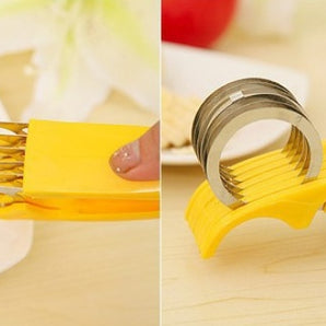 Kitchenware Banana Slicer Stainless Steel Cut Ham Sausage Cutter