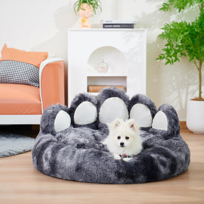 Cute Dog Bear Paw Shape Dog Bed,