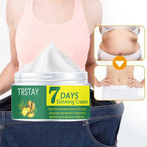 7 DAYS Ginger Slimming Cream | Weight Loss & Cellulite Reduction | Fat Burning, Firming & Whitening Body Care Cream