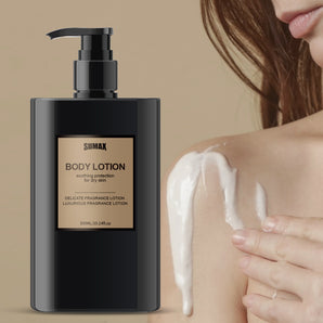 English Packaging Black Bottle Fragrance Body Lotion